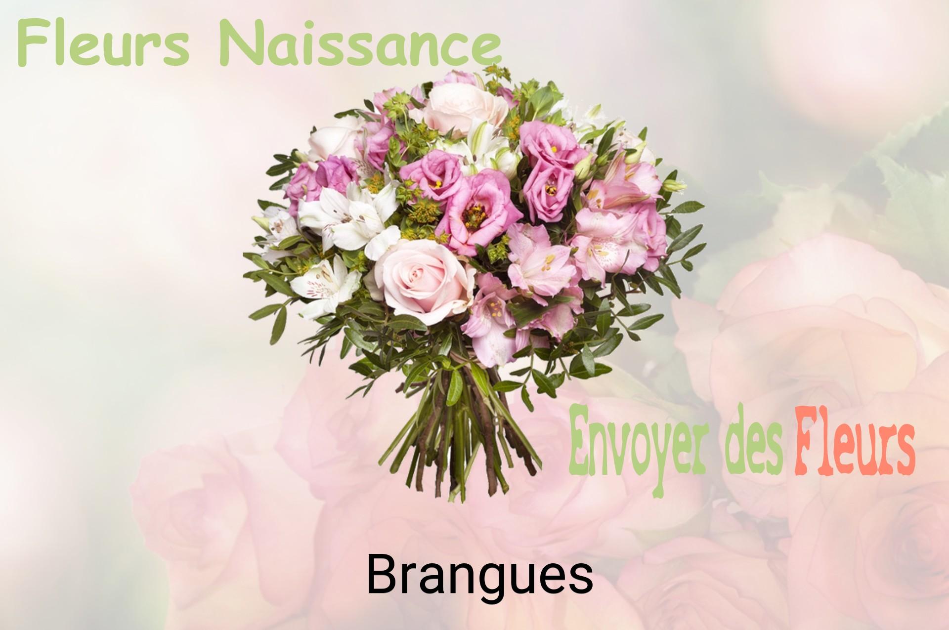 Bouquet de fleurs de naissance livré à Brangues
